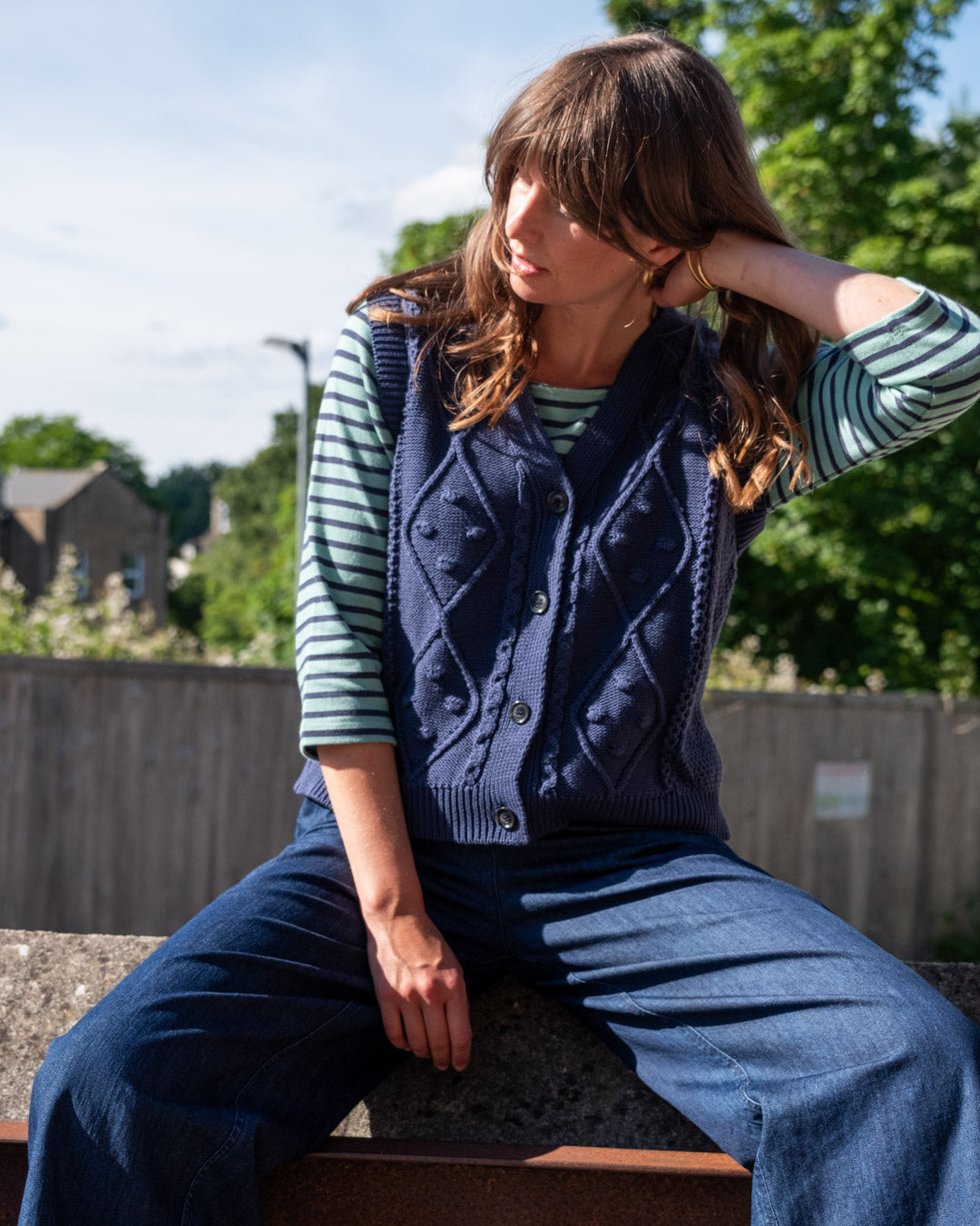 Bibiy B. CLUB TIE CARDIGAN bibiy B. CLUB TIE CARDIGAN Bibiy. B