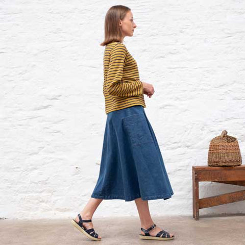 ethically made womens cotton skirts