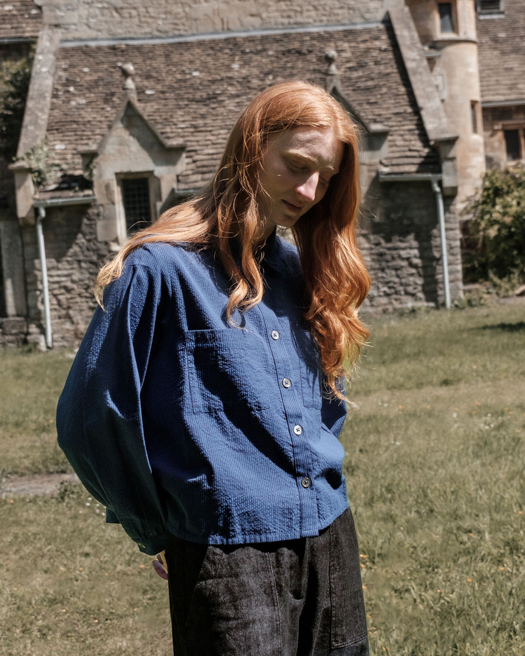 Ada Cropped Blouse - BIBICO