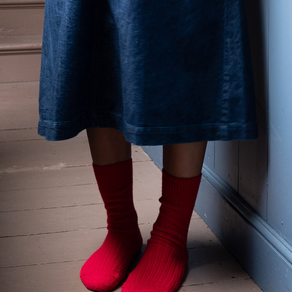 
                      
                        Red Alpaca Walking Socks
                      
                    