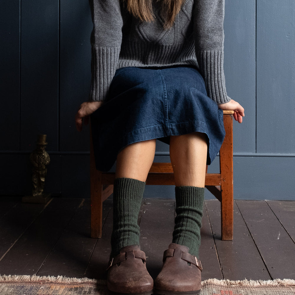 
                      
                        Green Alpaca Walking Socks
                      
                    