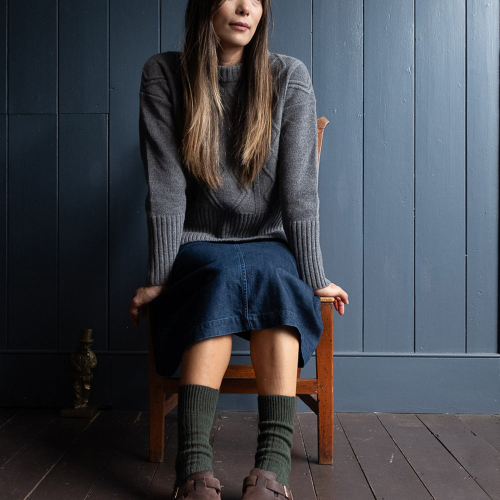 
                      
                        Green Alpaca Walking Socks
                      
                    