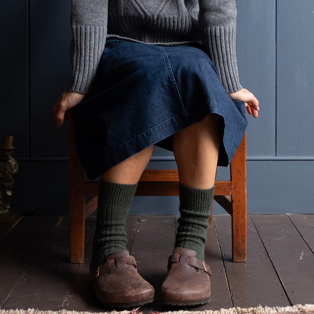 
                      
                        Green Alpaca Walking Socks
                      
                    