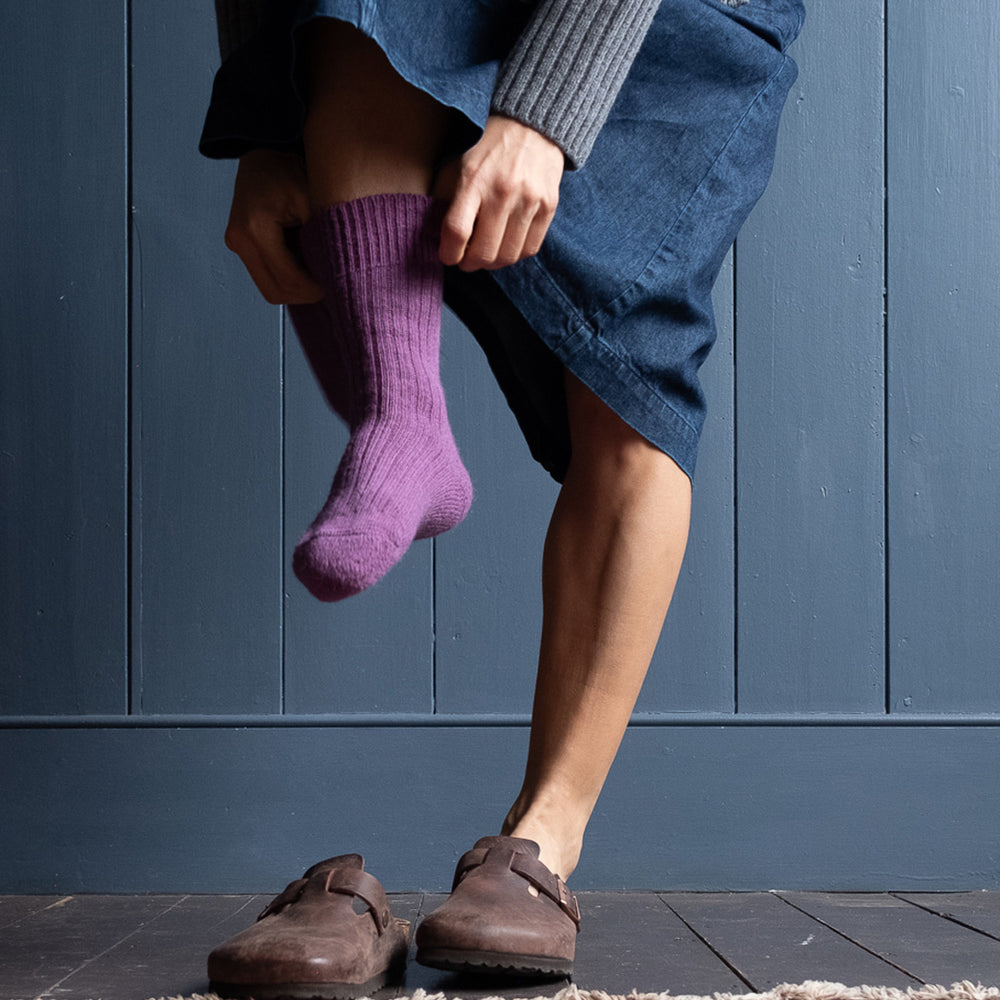 
                      
                        Damson Alpaca Walking Socks
                      
                    