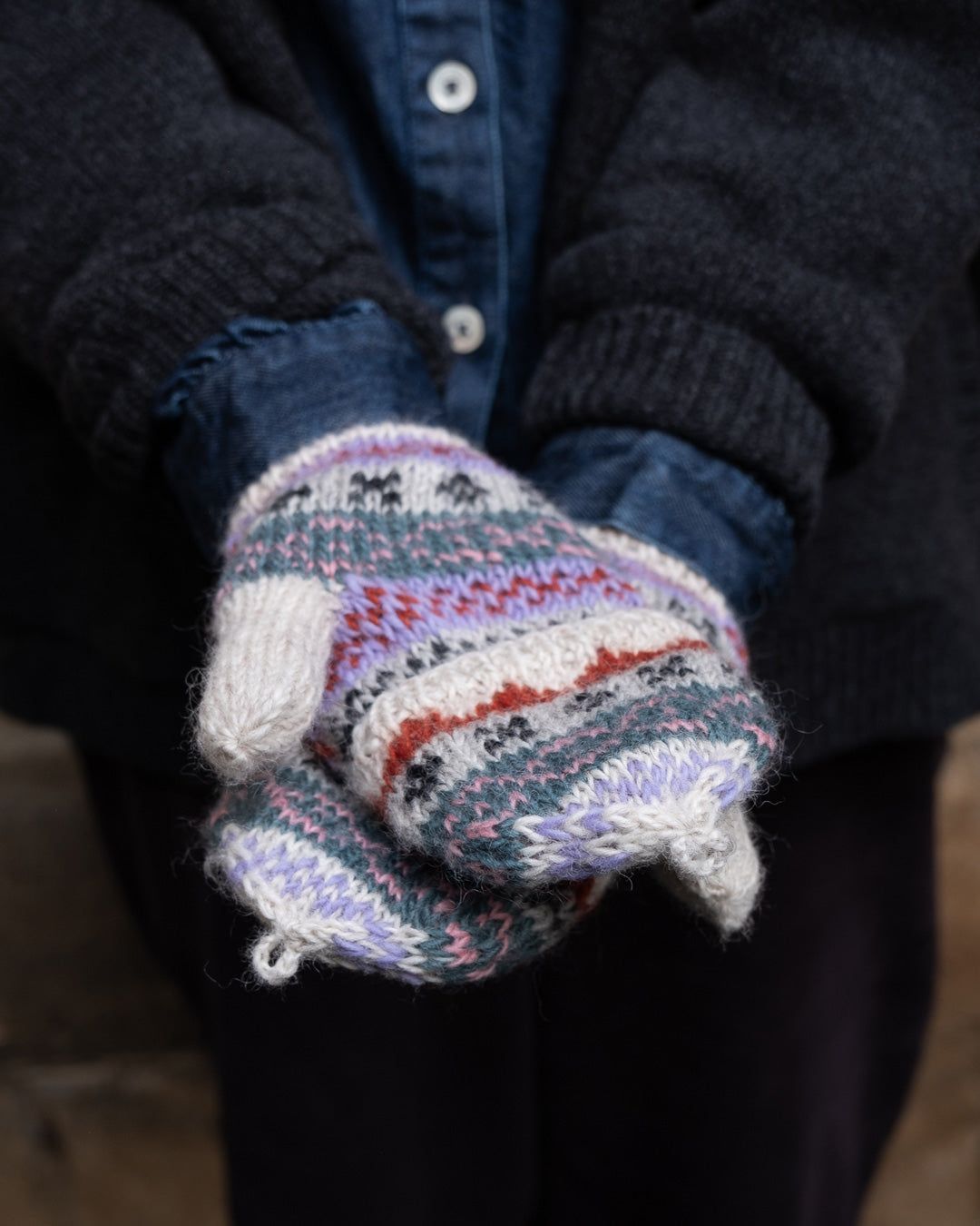 Agnes Fair Isle Mittens