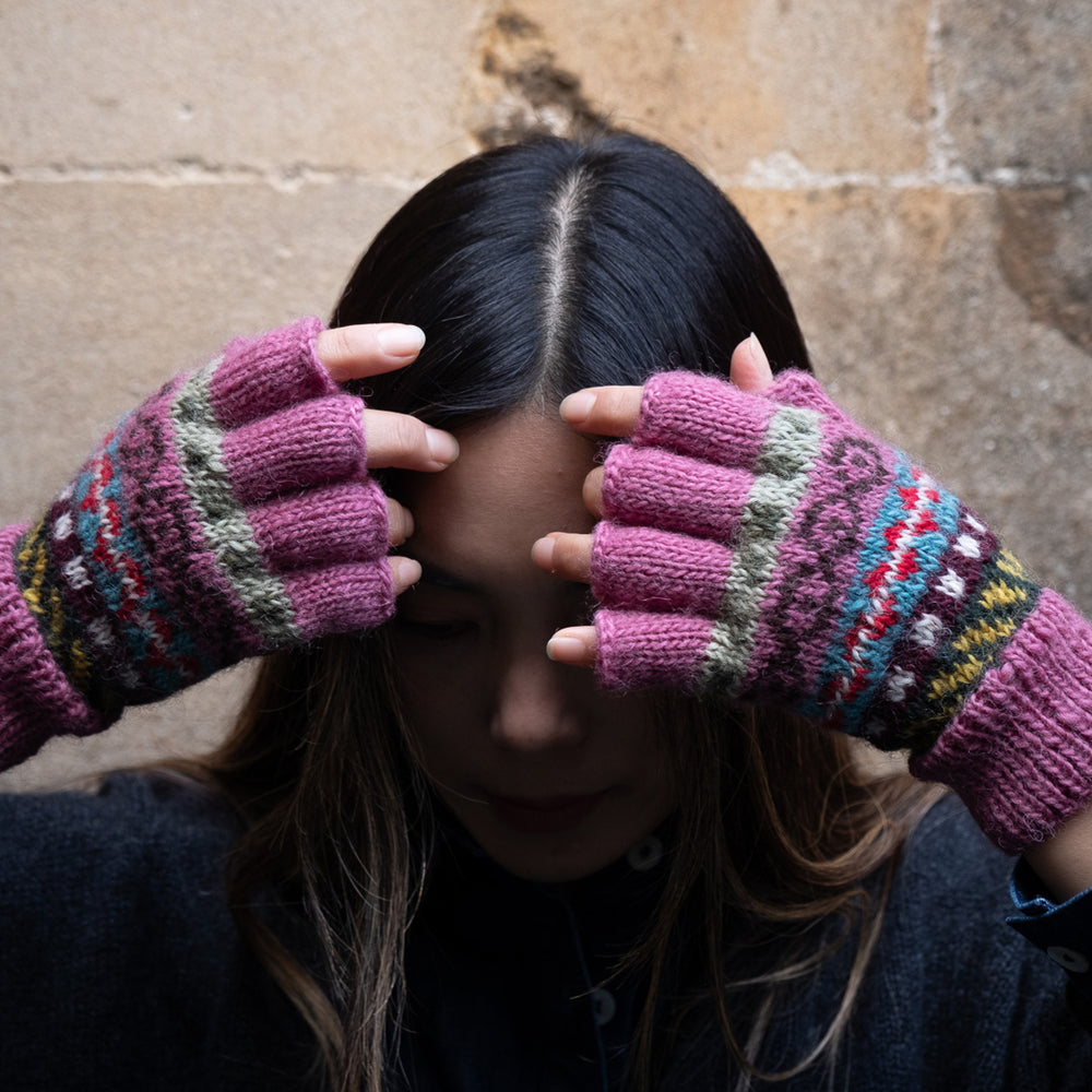 
                      
                        Joe Fair Isle Fingerless Gloves
                      
                    