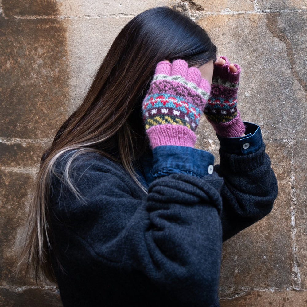 
                      
                        Joe Fair Isle Fingerless Gloves
                      
                    