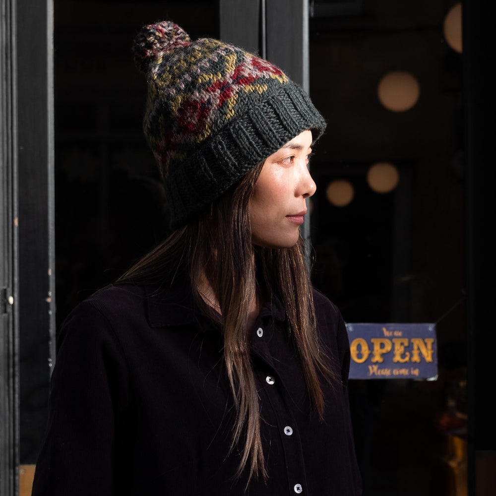 
                      
                        Highland Fair Isle Bobble Hat
                      
                    
