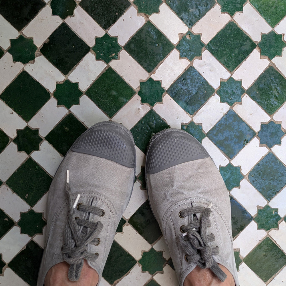 
                      
                        Lola Grey Cotton Plimsolls
                      
                    