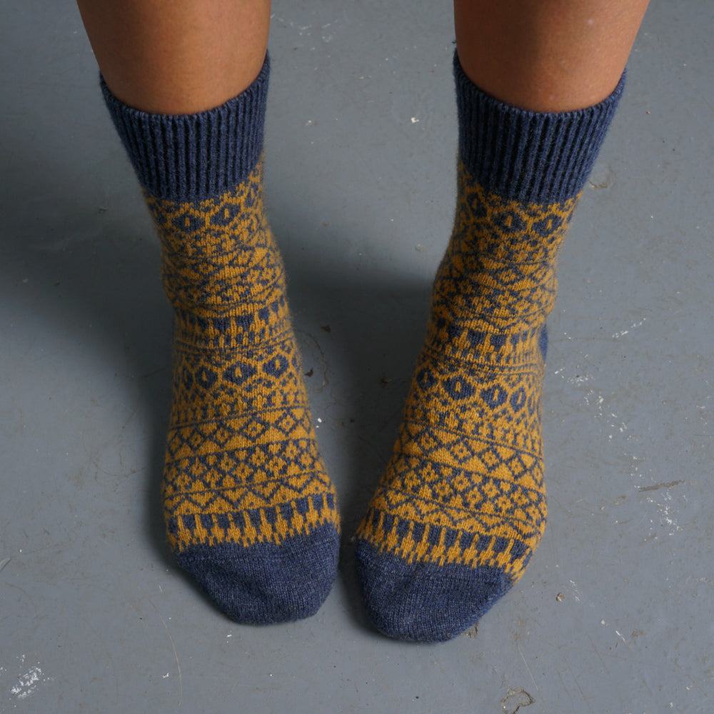 Tomi Wool Jacquard Sock