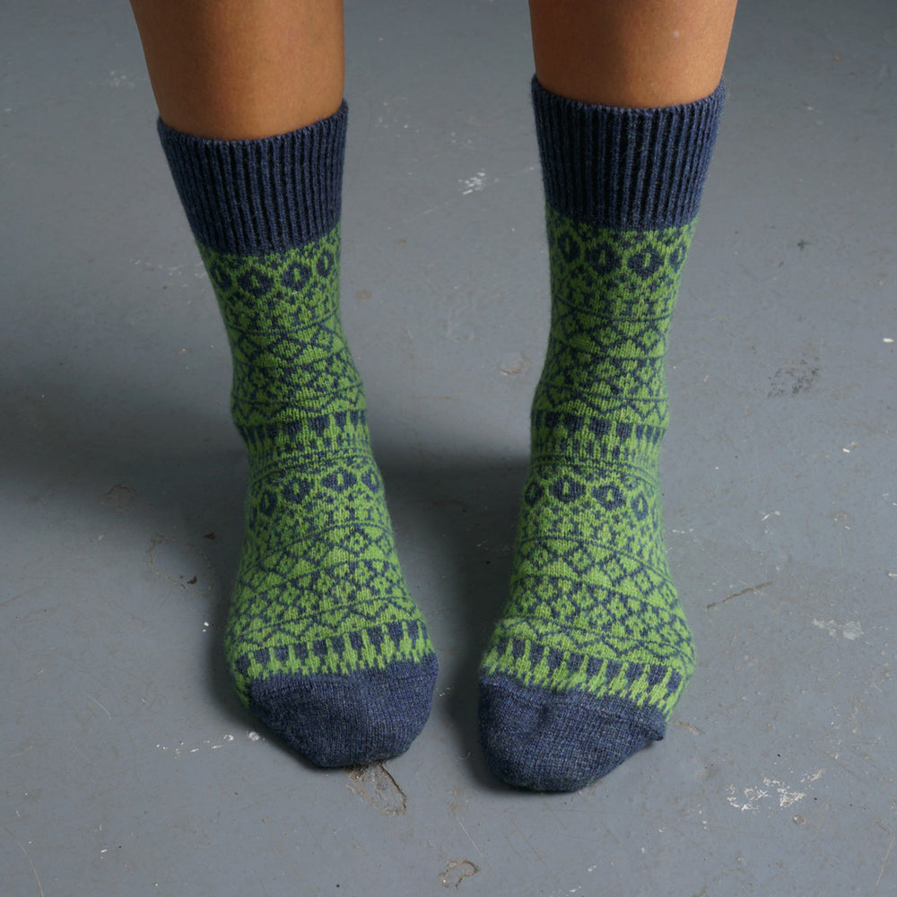 Tomi Wool Jacquard Sock