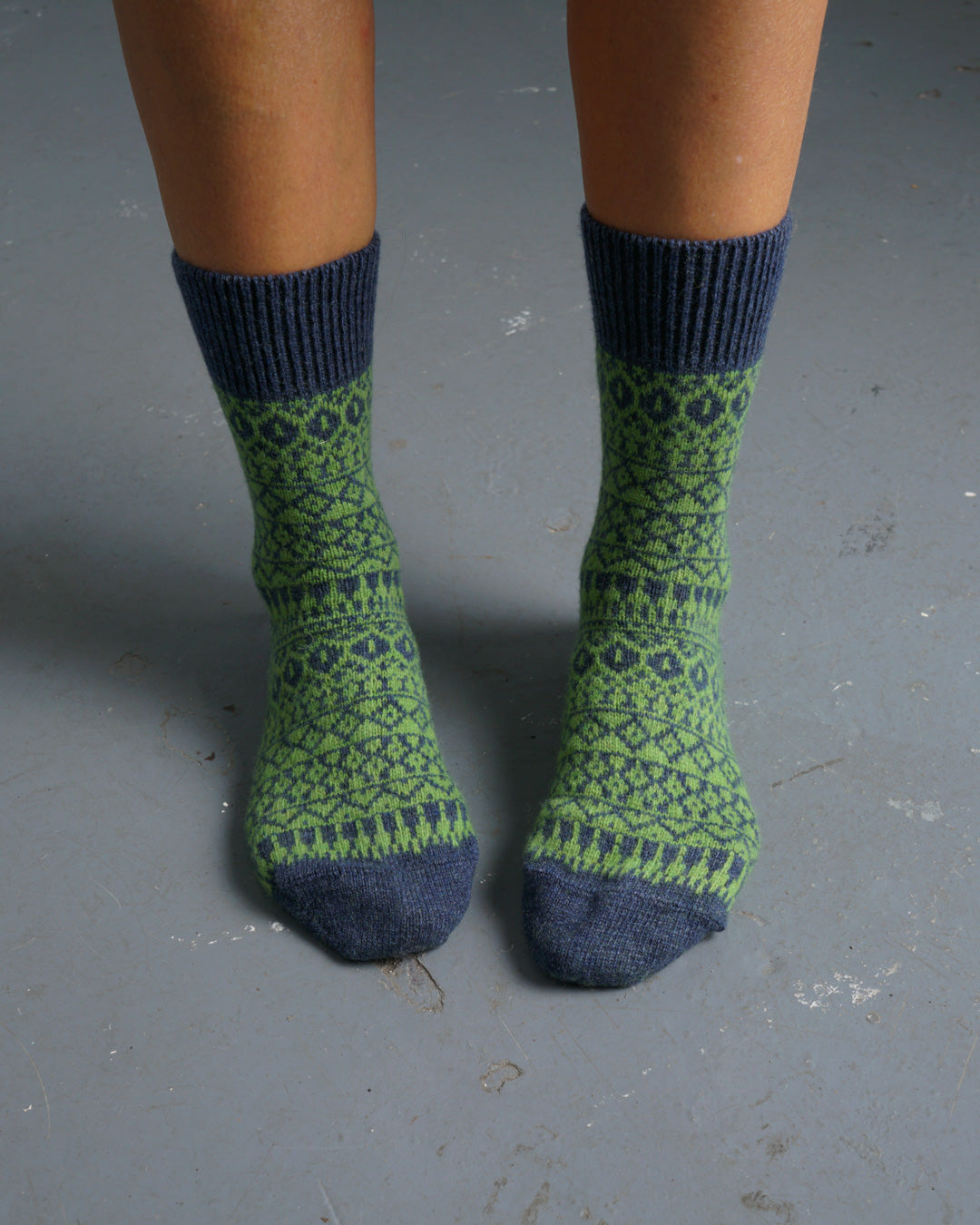 Tomi Wool Jacquard Sock