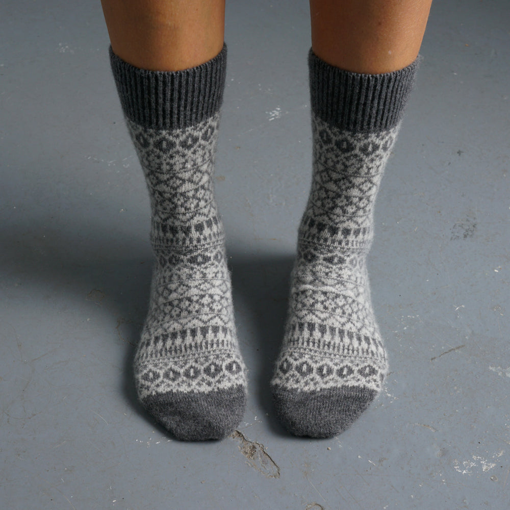 Tomi Wool Jacquard Sock