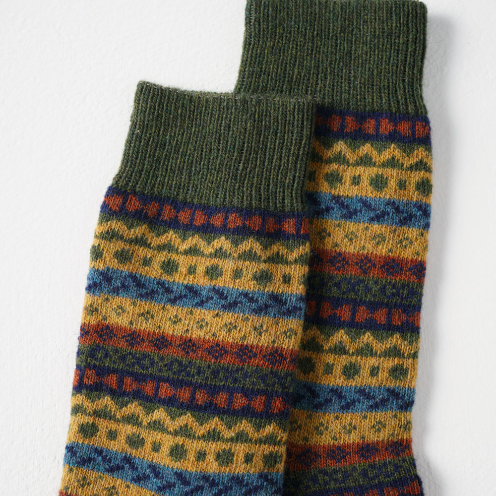 
                      
                        Brook Fair Isle Wool Socks
                      
                    