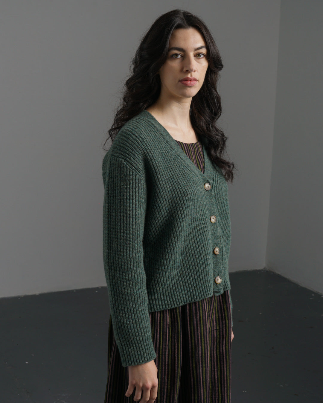 Amita Ribbed Cardigan