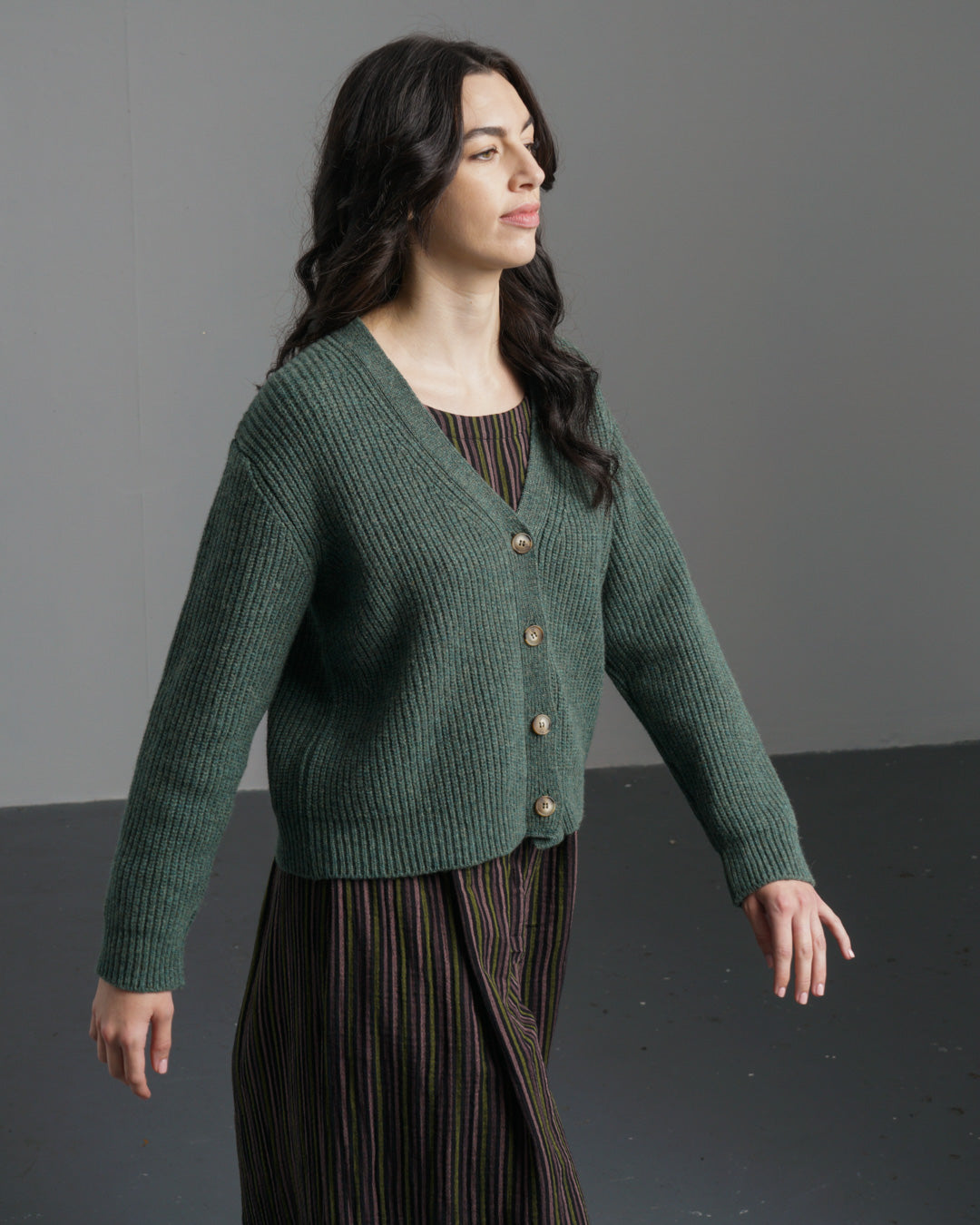 Amita Ribbed Cardigan