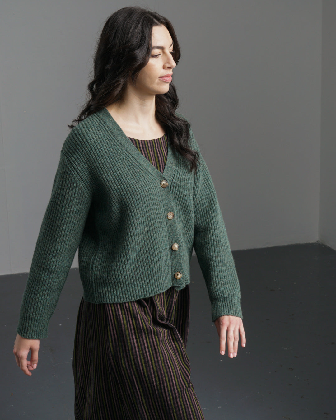 Amita Ribbed Cardigan