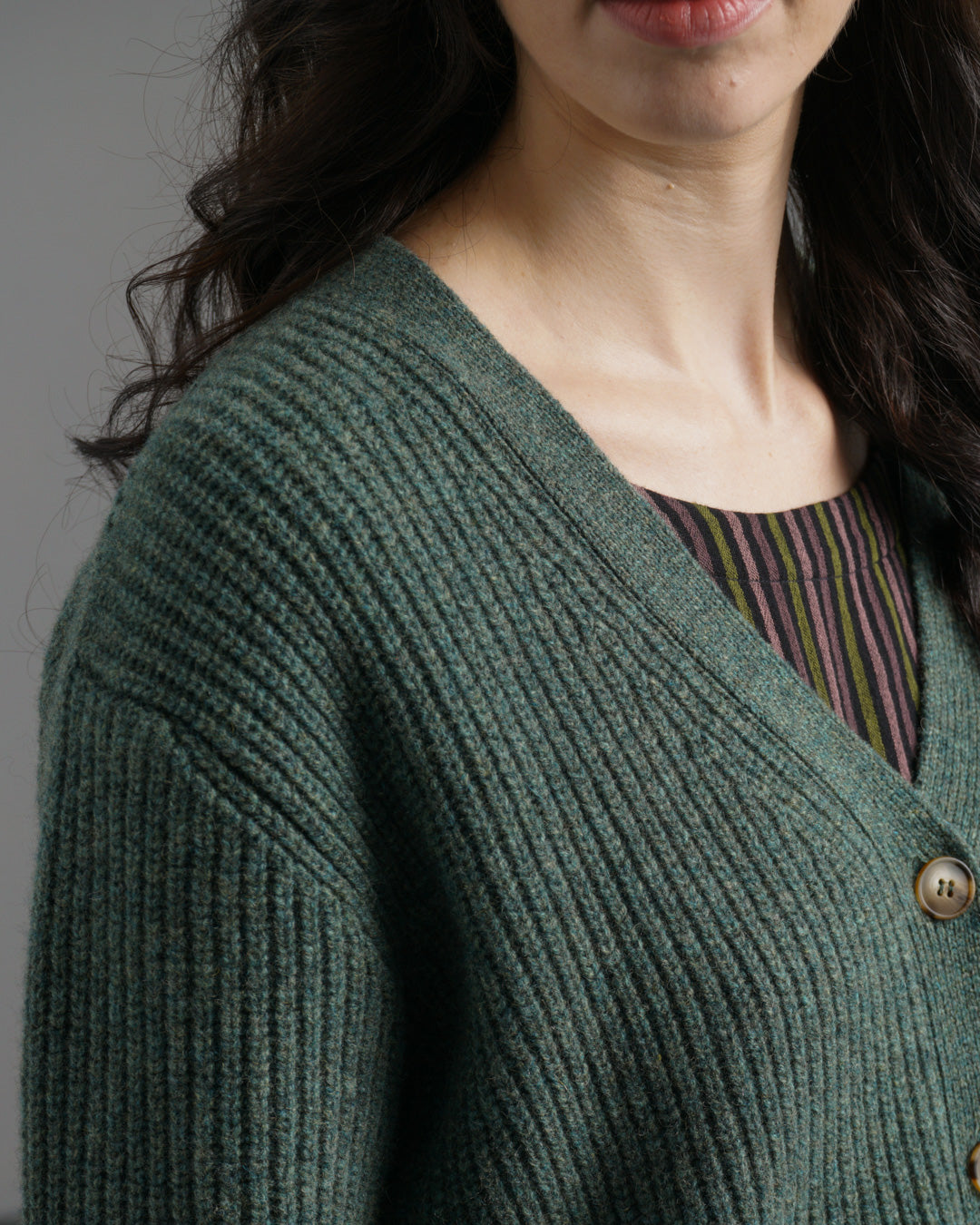 Amita Ribbed Cardigan