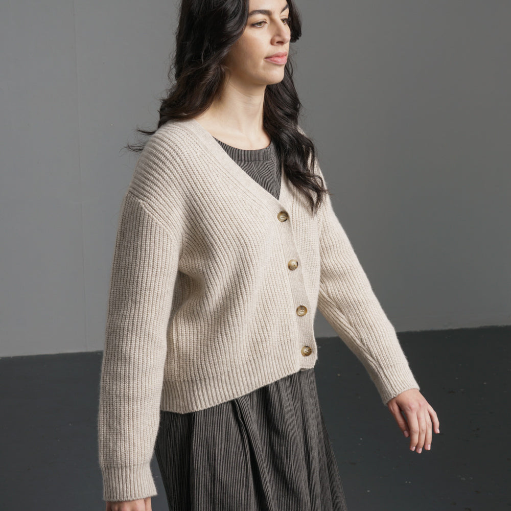 Amita Ribbed Cardigan