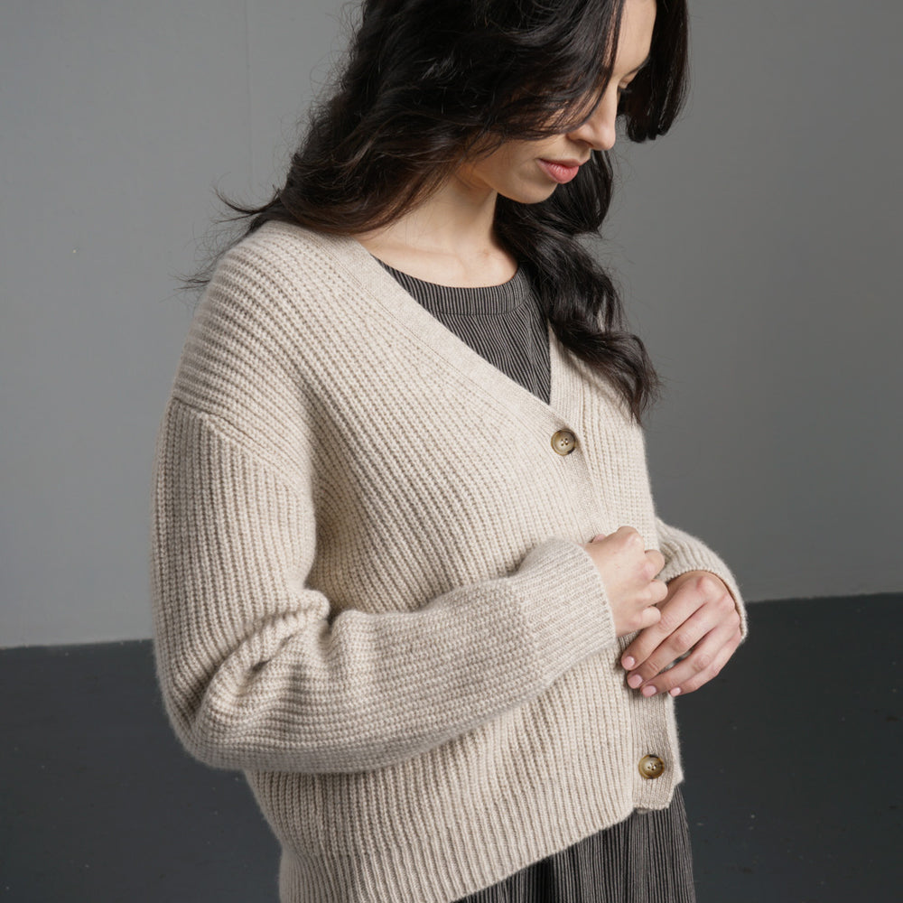 Amita Ribbed Cardigan