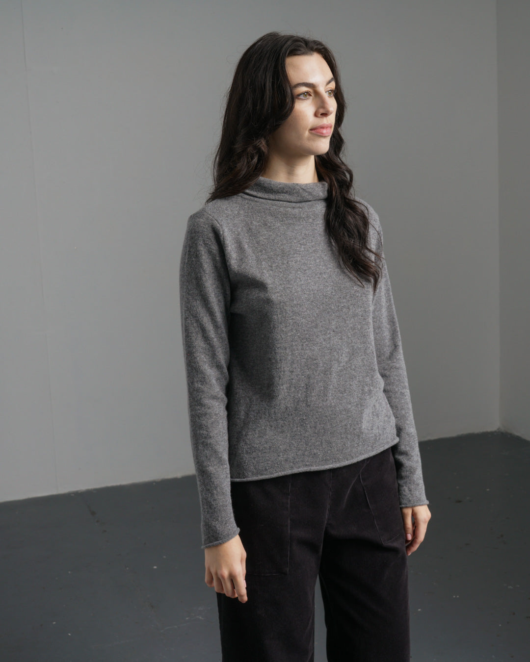 Aria Roll Neck Jumper