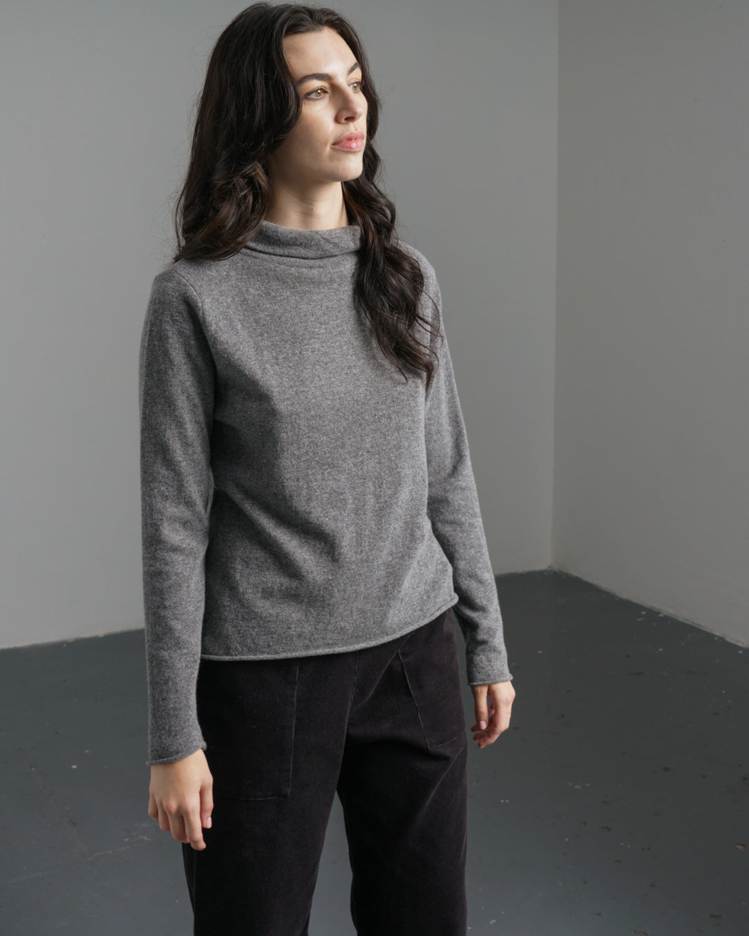 Aria Roll Neck Jumper
