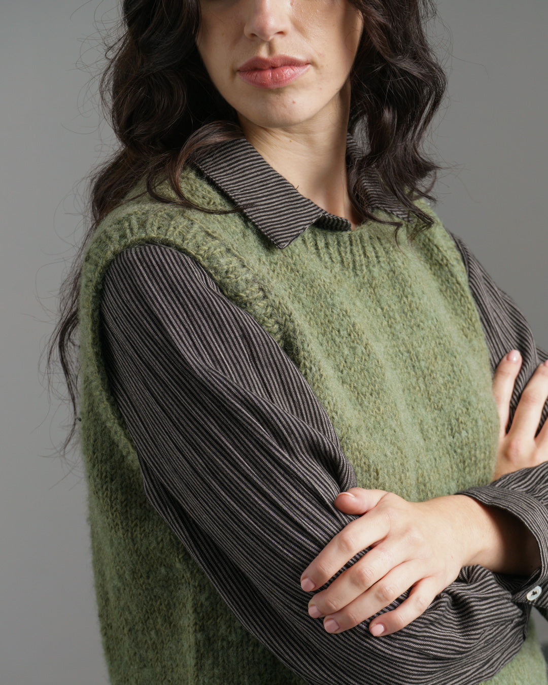 Heather Knitted Vest - BIBICO