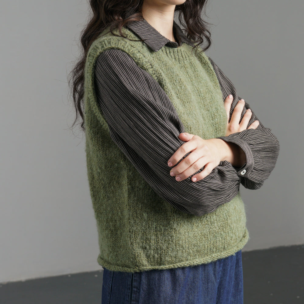 
                      
                        Heather Knitted Vest - BIBICO
                      
                    
