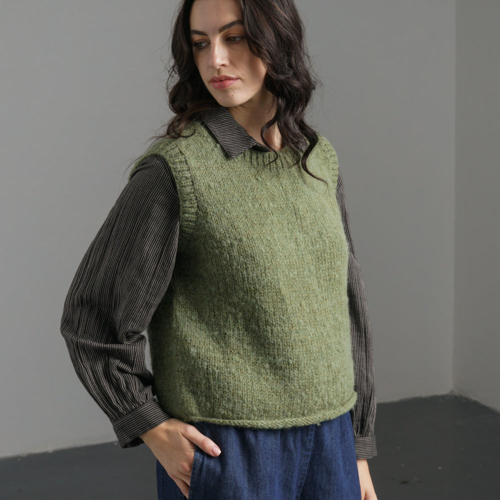 Heather Knitted Vest - BIBICO