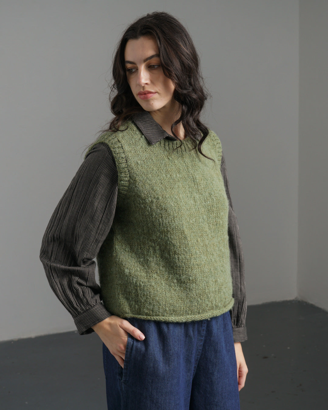 Heather Knitted Vest - BIBICO