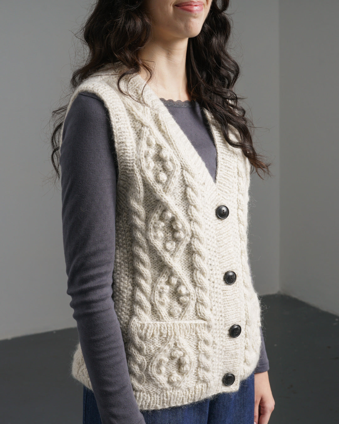 Bertie Aran Vest