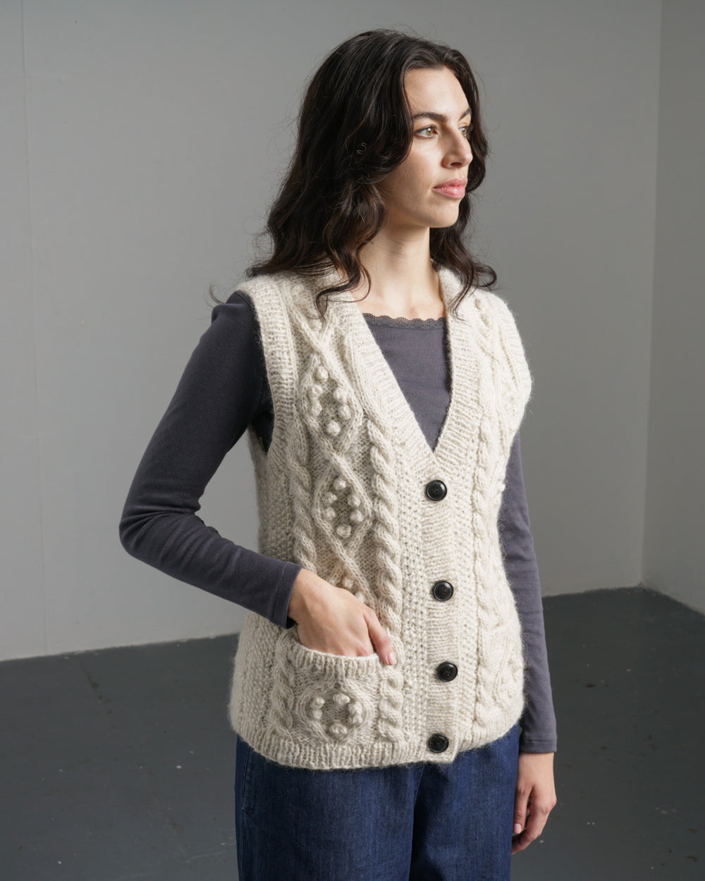 Bertie Aran Vest