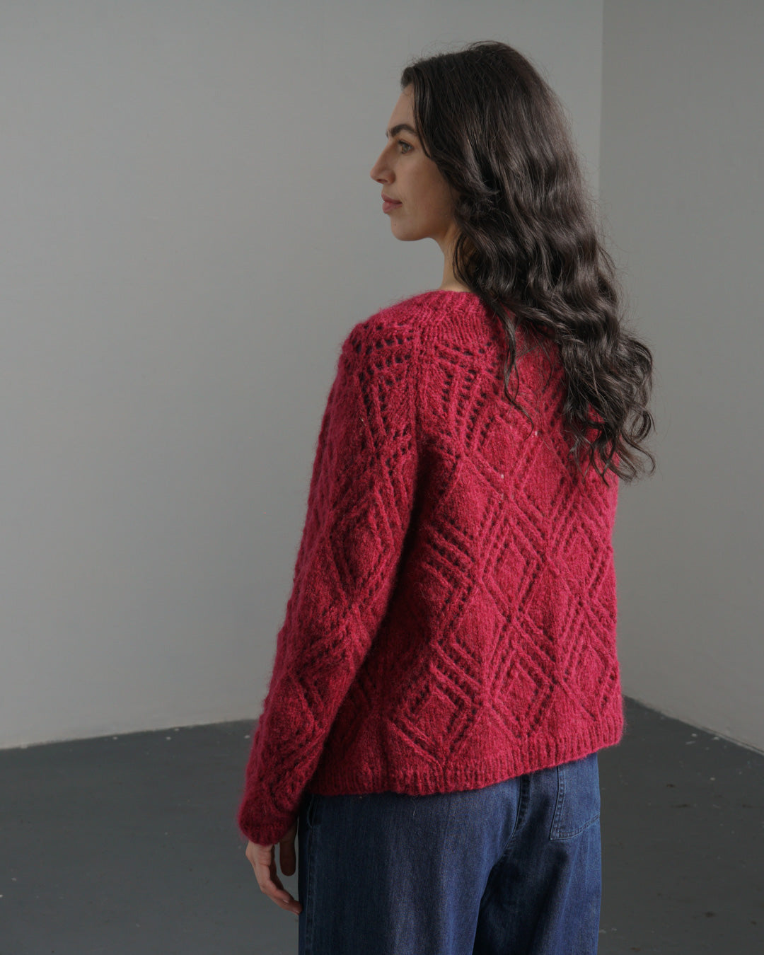 Nova Lacy Bolero - Hand-Knitted Mohair Lace Cardigan – Mulberry