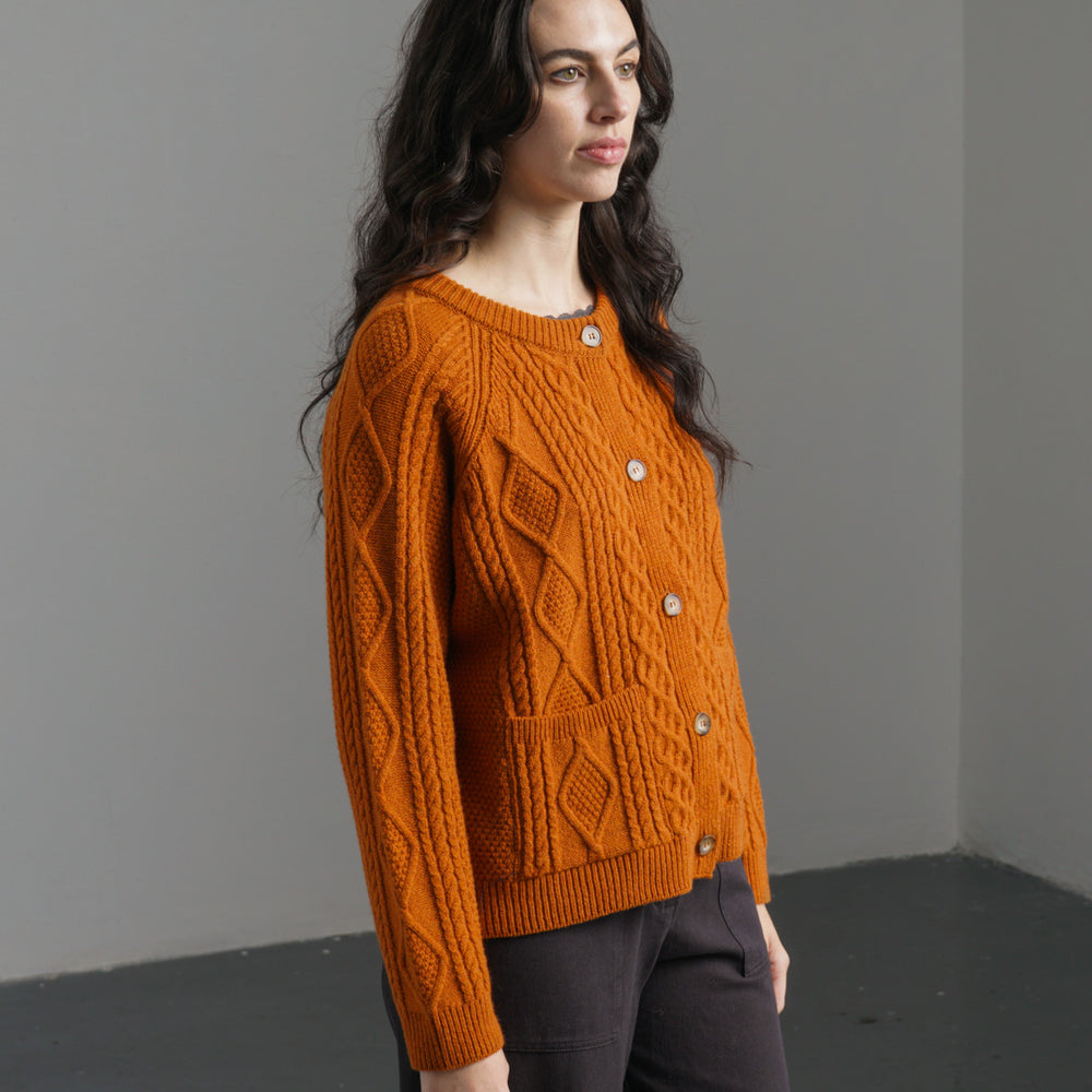 
                      
                        Derby Aran Cardigan - BIBICO
                      
                    