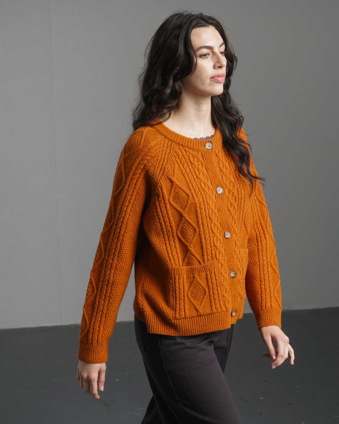 Derby Aran Cardigan – BIBICO
