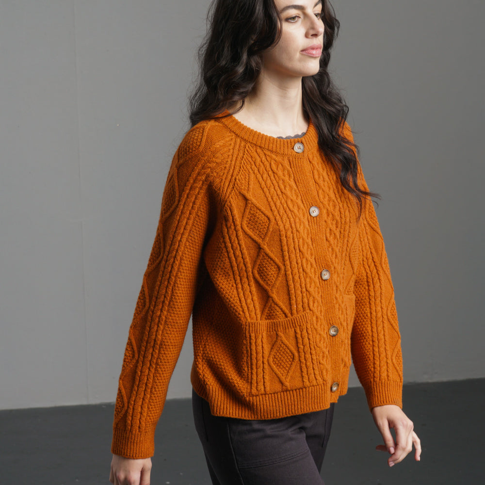 
                      
                        Derby Aran Cardigan - BIBICO
                      
                    