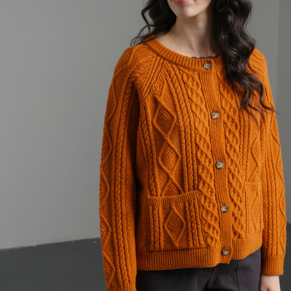 
                      
                        Derby Aran Cardigan - BIBICO
                      
                    