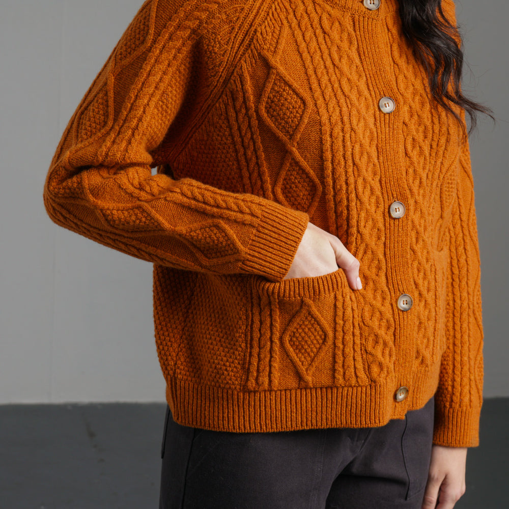 
                      
                        Derby Aran Cardigan - BIBICO
                      
                    
