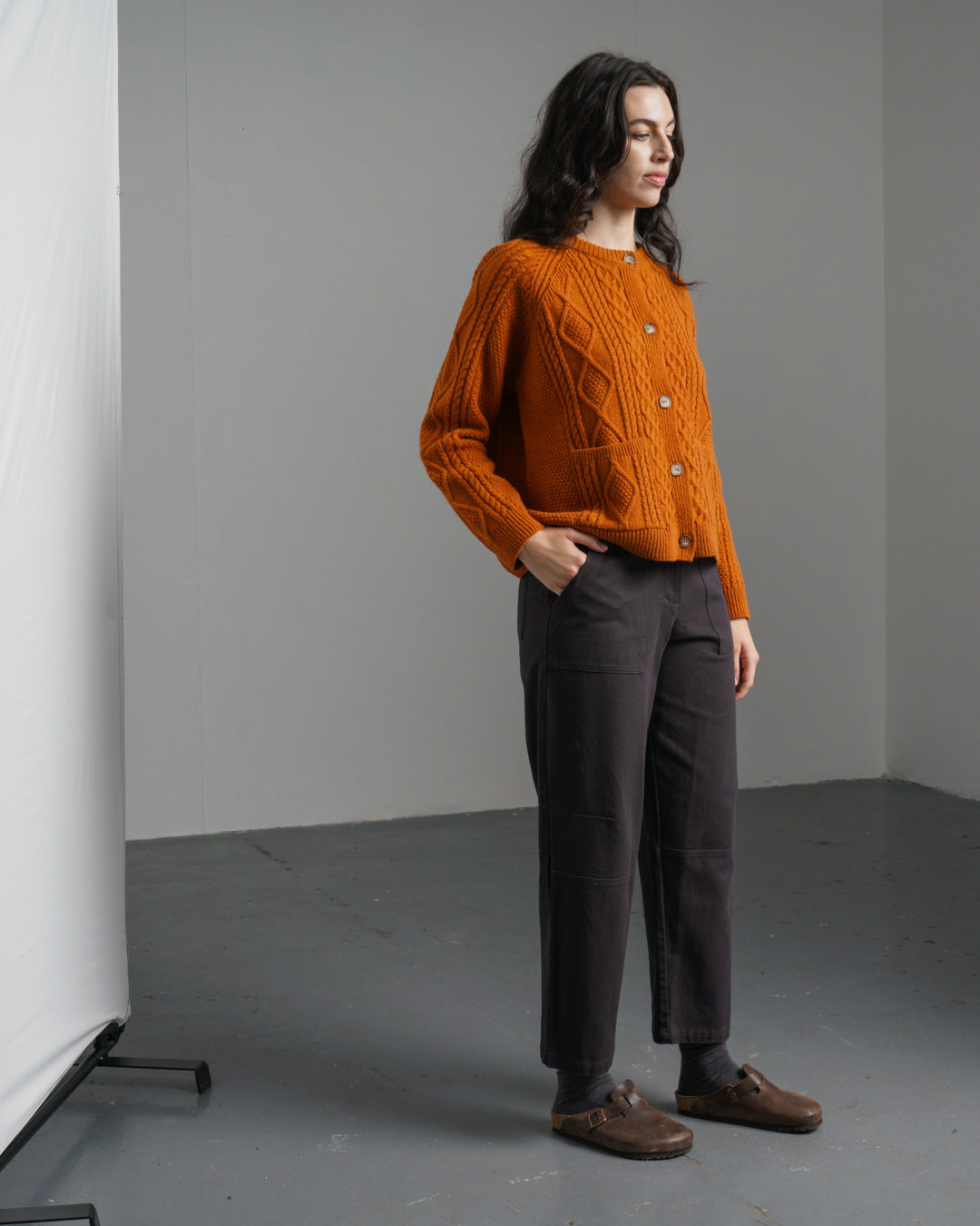 Derby Aran Cardigan - BIBICO