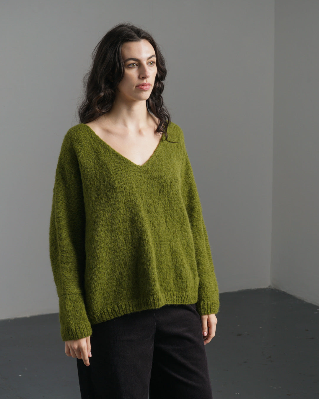 Leah V-neck Wool Jumper