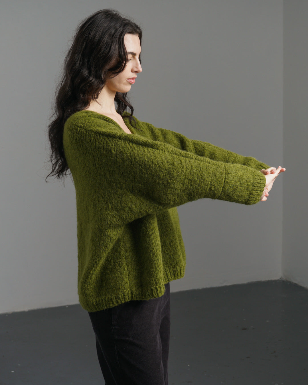 Leah V-neck Wool Jumper