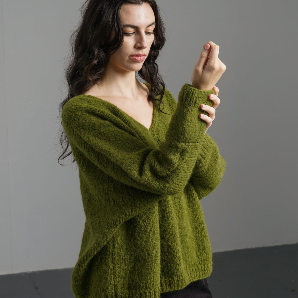 
                      
                        Leah V-neck Wool Jumper
                      
                    