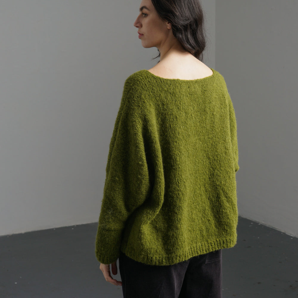 
                      
                        Leah V-neck Wool Jumper
                      
                    