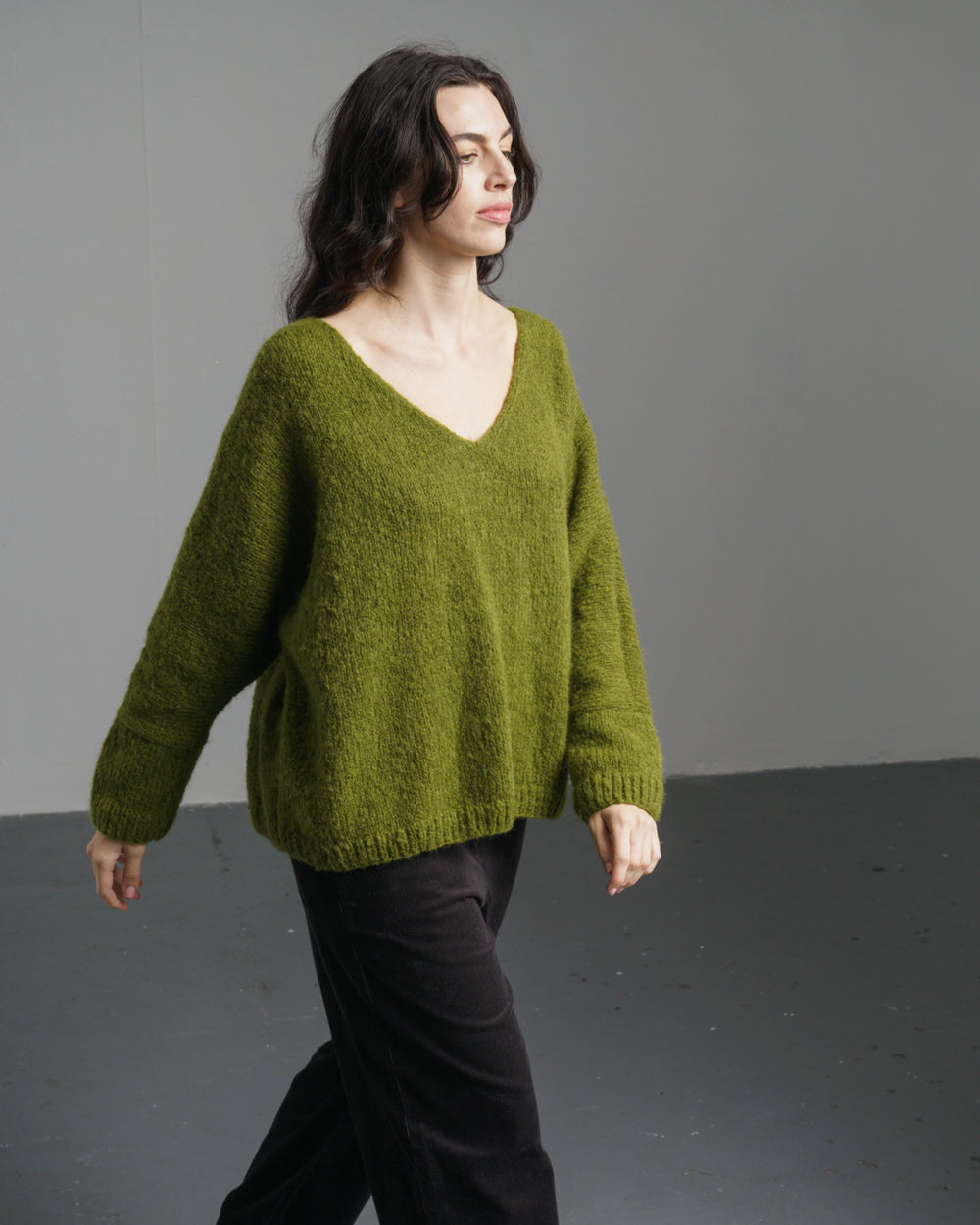 Leah V-neck Wool Jumper