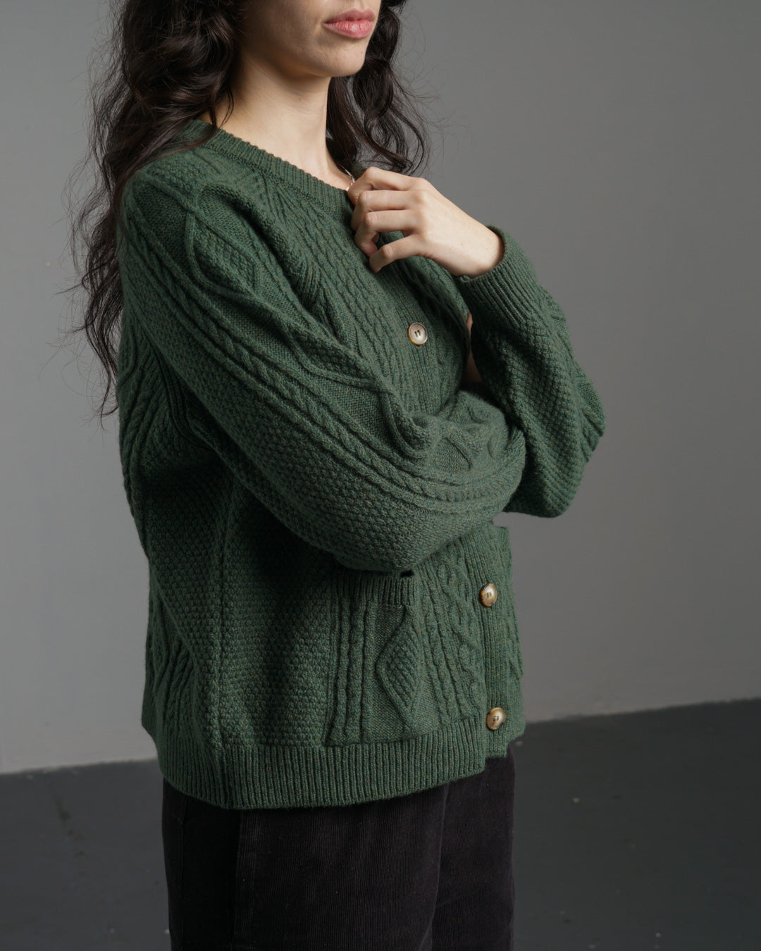 Derby Aran Cardigan