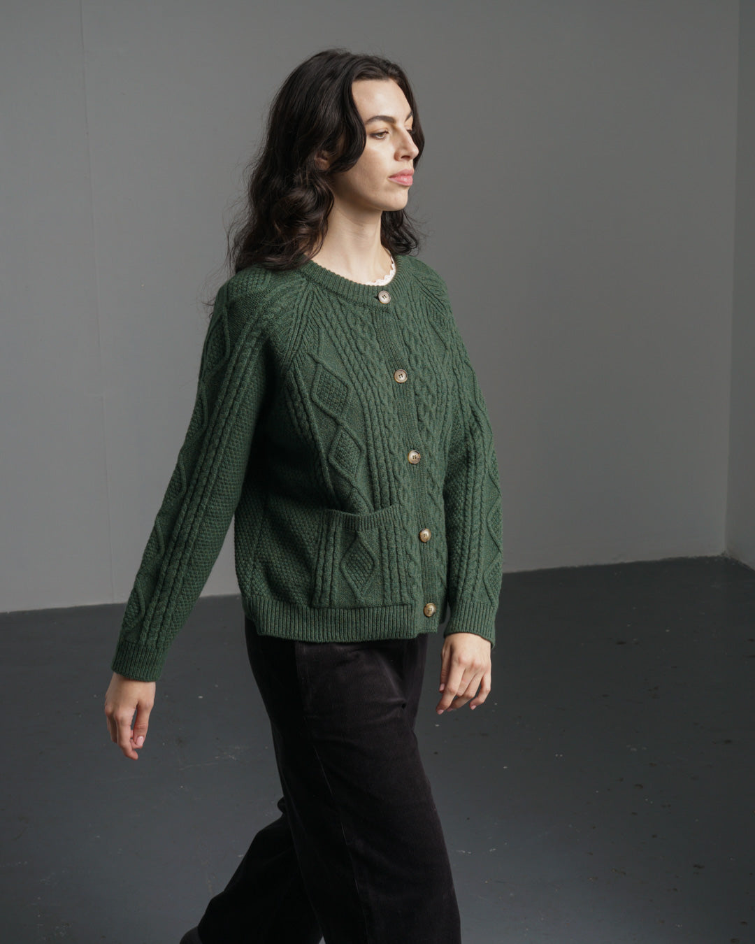 Derby Aran Cardigan – BIBICO