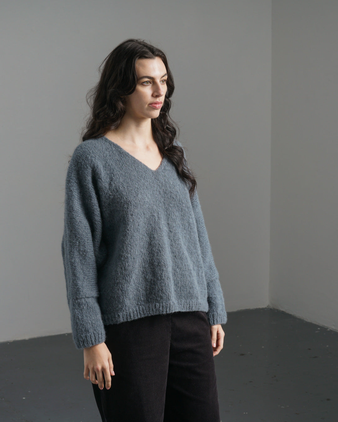 Leah V-neck Wool Jumper