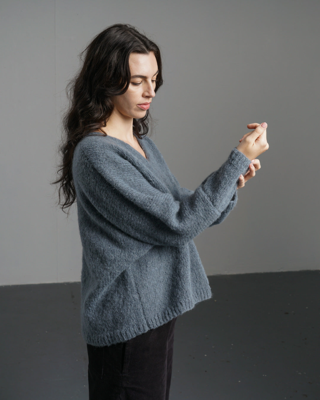 Leah V-neck Wool Jumper