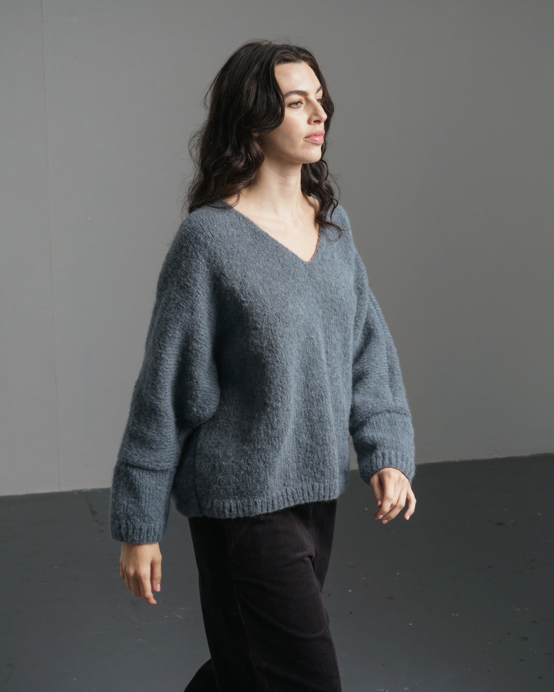 Leah V-neck Wool Jumper