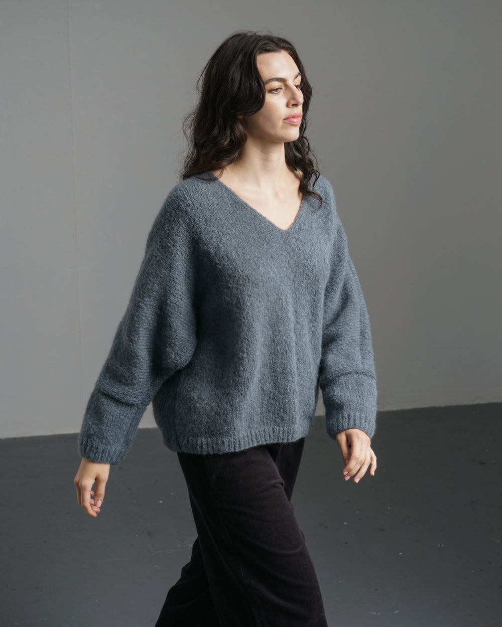 Leah V-neck Wool Jumper